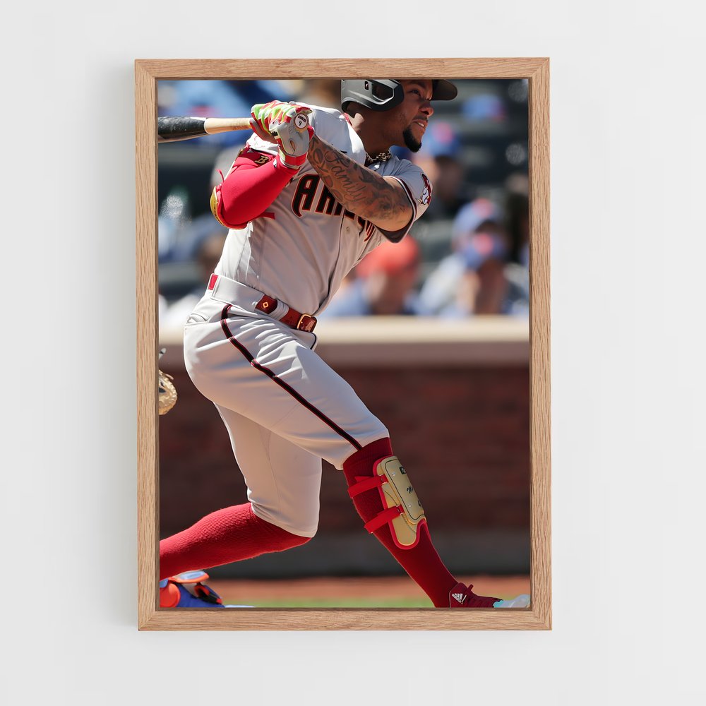 Poster Ketel marte balancer – affiche Baseball (vue 4)